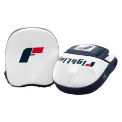 Fighting Force Micro Leather Punch Mitts -Top Boxing Store ftgmpm wh bl bk 5