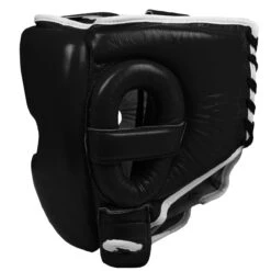 TITLE Boxing Leather Sparring Headgear -Top Boxing Store fthg bk 3