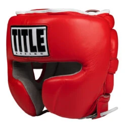 TITLE Boxing Leather Sparring Headgear -Top Boxing Store fthg rd 1