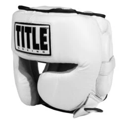 TITLE Boxing Leather Sparring Headgear -Top Boxing Store fthg wh 1 1