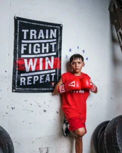 TITLE Boxing Train Fight Win Repeat Banner -Top Boxing Store gb8 2 1