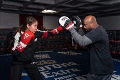 TITLE Boxing Gel World Contoured Punch Mitts -Top Boxing Store gcppm