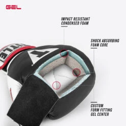 TITLE Boxing Gel World Elastic Training Gloves -Top Boxing Store gel diagram 1 7