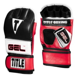 TITLE Boxing Gel Incensed Wristband Heavy Bag Gloves -Top Boxing Store giwhbg2 bk wh rd 02