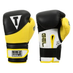 TITLE Boxing Gel Suspense V2T Training Gloves -Top Boxing Store gstgev2t bk ye 01