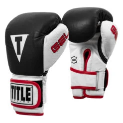 TITLE Boxing Gel World Bag Gloves -Top Boxing Store gtwbg bk wh 0002