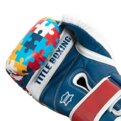 TITLE Boxing Gel World V2T Limited Edition Autism Awareness Bag Gloves -Top Boxing Store gtwbgle2 5 1
