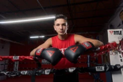 TITLE Boxing Gel Victor Sparring Gloves -Top Boxing Store gvsg bk wh rd 1