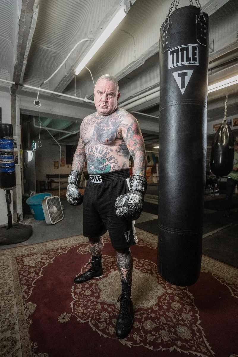 TITLE Boxing Distressed Glory Training Gloves 7 TITLE Boxing Distressed Glory Training Gloves - Image 7