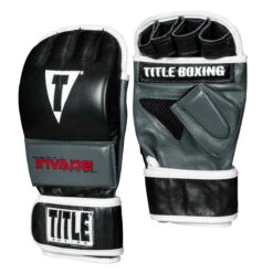 TITLE Boxing Invade Wrist Wrap Heavy Bag Gloves 2.0 -Top Boxing Store iwhbg2 bk wh 2 1