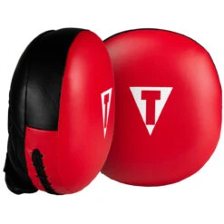 TITLE Boxing "Double-Stuff" Jumbo Punch Mitts -Top Boxing Store jmbpm bk rd 3