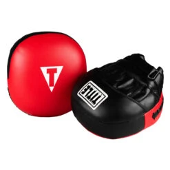 TITLE Boxing "Double-Stuff" Jumbo Punch Mitts -Top Boxing Store jmbpm bk rd 4