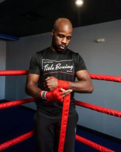 TITLE Boxing Qlty Goods Wicking Tee 13 TITLE Boxing Qlty Goods Wicking Tee -Top Boxing Store kta33 bk 1