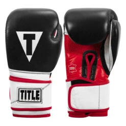 TITLE Boxing Premium Leather Performance Training Gloves 20 TITLE Boxing Premium Leather Performance Training Gloves -Top Boxing Store lptg bk wh rd 001