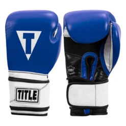 TITLE Boxing Premium Leather Performance Training Gloves 21 TITLE Boxing Premium Leather Performance Training Gloves -Top Boxing Store lptg bl wh bk 001