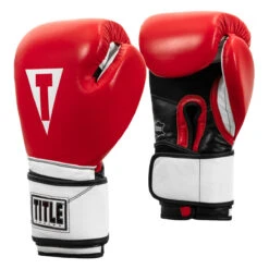 TITLE Boxing Premium Leather Performance Training Gloves 16 TITLE Boxing Premium Leather Performance Training Gloves -Top Boxing Store lptg rd wh bk 002