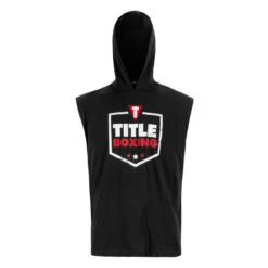 TITLE Boxing Jumbo Logo Sleeveless Hoodie -Top Boxing Store lta4 bk 2 1