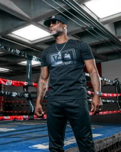 TITLE Boxing Dual-Frame Logo Tee -Top Boxing Store lta6 bk 1 1