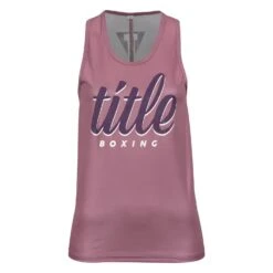 TITLE Boxing Script Racerback Women's Tank -Top Boxing Store lta8 pr 1 1