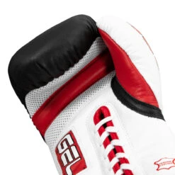 TITLE Boxing Gel Lava Leather Series Sparring Gloves -Top Boxing Store mlvlsg wh rd bk 05