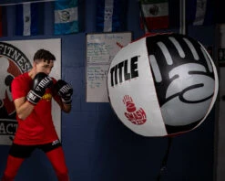 TITLE Boxing Mammoth Smash Double End Bag 9 TITLE Boxing Mammoth Smash Double End Bag -Top Boxing Store msbdeb bk wh rd 6