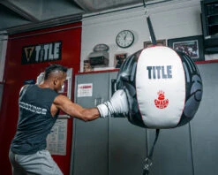 TITLE Boxing Mammoth Smash Double End Bag 13 TITLE Boxing Mammoth Smash Double End Bag -Top Boxing Store msbdeb bk wh rd 2