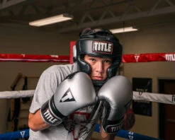 TITLE Platinum Premier Full Training Headgear 2.0 -Top Boxing Store phgf2 bk sv 2