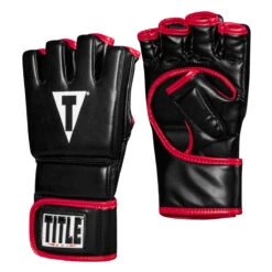 TITLE MMA Perform Hybrid Sparring Gloves 2.0 -Top Boxing Store phsg2 bk rd 2 1