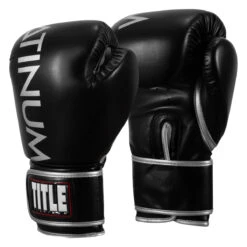 TITLE Platinum Prolific Boxing Bag Gloves -Top Boxing Store plbg bk sv 2 1