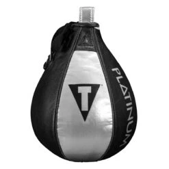 TITLE Platinum Momentous Speed Bag -Top Boxing Store plmsb bk sv 2 1
