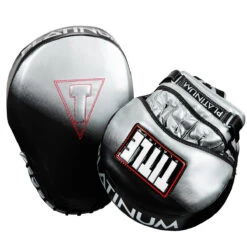 TITLE Platinum Proclaim Power Punch Mitts -Top Boxing Store pprpm bk sv 4