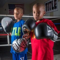 TITLE Platinum Proclaim Power Punch Mitts -Top Boxing Store pprpm lifestyle