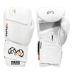 Rival Boxing Intelli-Shock Leather Bag Gloves -Top Boxing Store rb50 wh 1 1