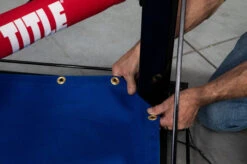 TITLE Boxing Heavy Duty Professional Canvas Ring Cover -Top Boxing Store rcan2 bl 2 1