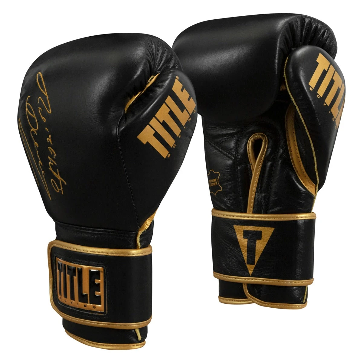 TITLE Boxing Roberto Duran Signature Leather Bag Gloves 3 TITLE Boxing Roberto Duran Signature Leather Bag Gloves - Image 3