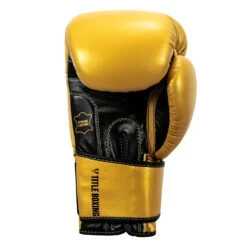TITLE Boxing Roberto Duran Leather Training Gloves -Top Boxing Store rdtg gd bk 04