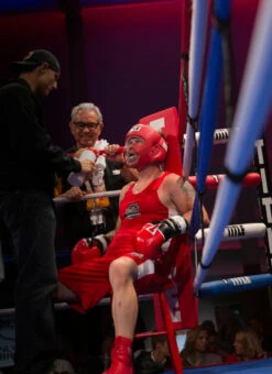 TITLE Boxing Ring Stool -Top Boxing Store rstl red 1