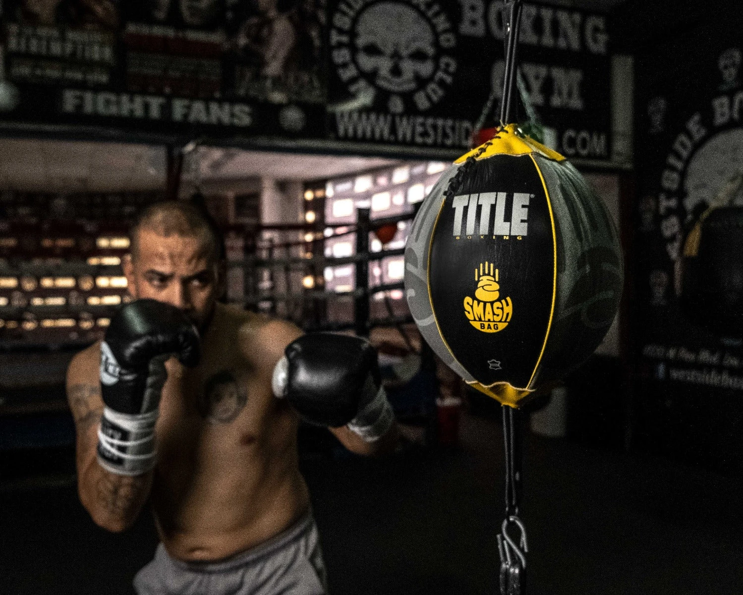 TITLE Boxing Double End Smash Bag 3 TITLE Boxing Double End Smash Bag - Image 3