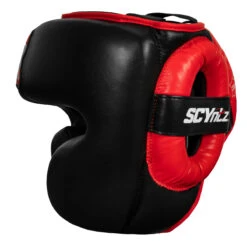 SCYntz Leather Headgear -Top Boxing Store scyhg bk rd 3 1