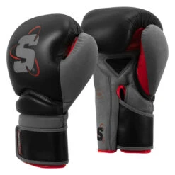 SCYntz Leather Training Gloves -Top Boxing Store scytg bk gr 02