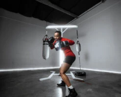 SCYntz Leather Training Gloves -Top Boxing Store scytg bk gr 2 1