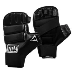 TITLE Boxing Leather Super Speed Bag Gloves 8 TITLE Boxing Leather Super Speed Bag Gloves -Top Boxing Store sglv3 bk 02