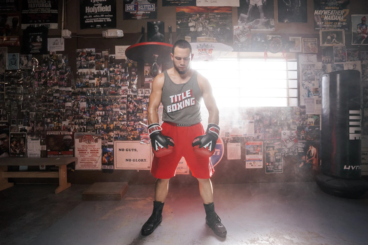 TITLE Boxing Vintage Block Logo Tank 2 TITLE Boxing Vintage Block Logo Tank - Image 2