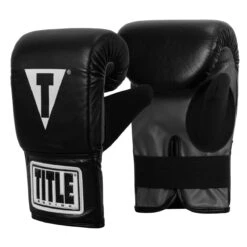 TITLE Boxing Pro Leather Bag Gloves 3.0 -Top Boxing Store tbg3 bk gr 02