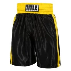 TITLE Boxing Edge Boxing Trunks 2.0 -Top Boxing Store tbtc2 bk gd 1 1