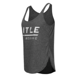 TITLE Boxing Women's Striped Wordmark Cropped Tank -Top Boxing Store tbwts216 ch 3 1