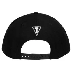 TITLE Boxing Plaid Flat Bill Adjustable Cap -Top Boxing Store tcap74 bk rd 2