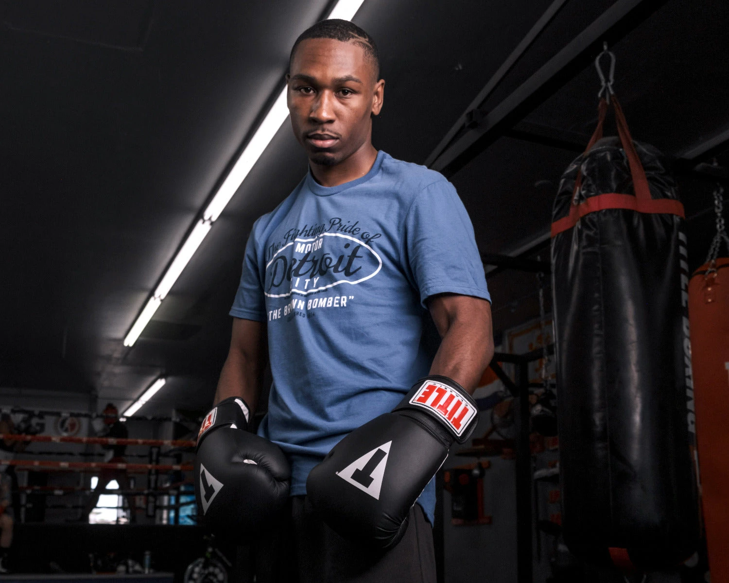 TITLE Boxing Legacy Joe Louis Fighting Pride Tee 2 TITLE Boxing Legacy Joe Louis Fighting Pride Tee - Image 2