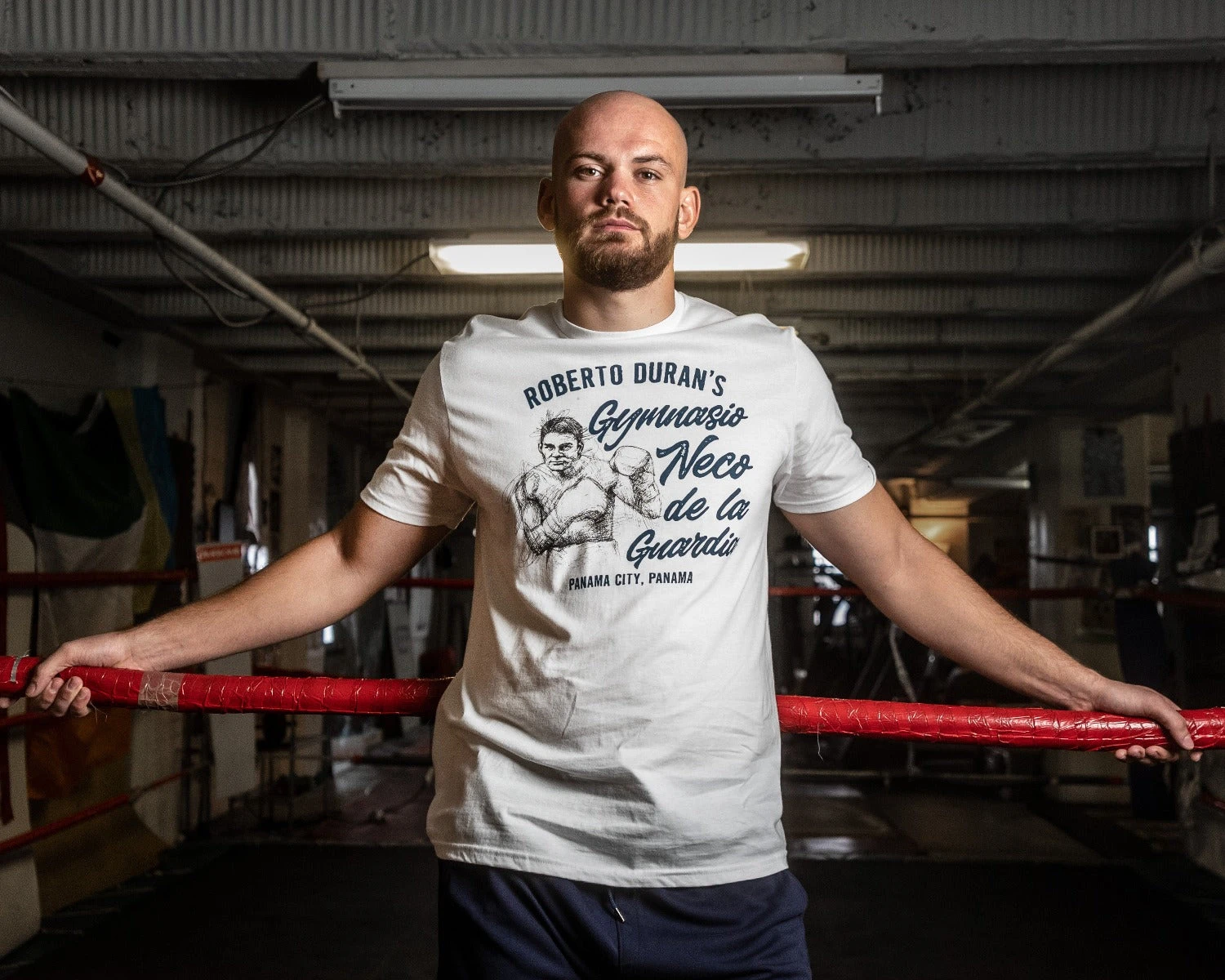 TITLE Boxing Legacy Roberto Duran Neco De La Guardia Gym Tee 2 TITLE Boxing Legacy Roberto Duran Neco De La Guardia Gym Tee - Image 2