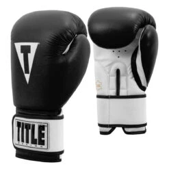 TITLE Premier Leather Super Bag Gloves 2.0 -Top Boxing Store tsbg2 bk wh 002 1 1